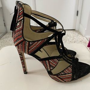 Zara patterned heel
